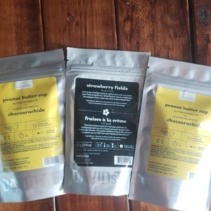 2 - 50g and 1 - 25g Sealed Davids Tea